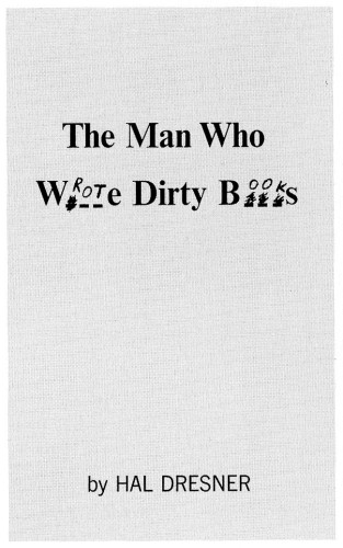 The Man Who Wrote Dirty Books, book jacket