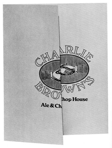 Charlie Brown’s Ale & Chop House, lunch menu