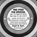 Push Pin Studios’ card for Stuart Q. Hyatt, Representative
