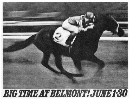 Big Time At Belmont! June 1–30, poster
