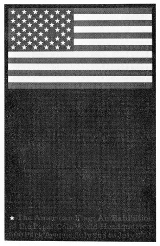 The American Flag: An Exhibition, poster