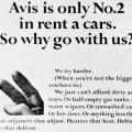“Avis is only No. 2 in rent a cars”