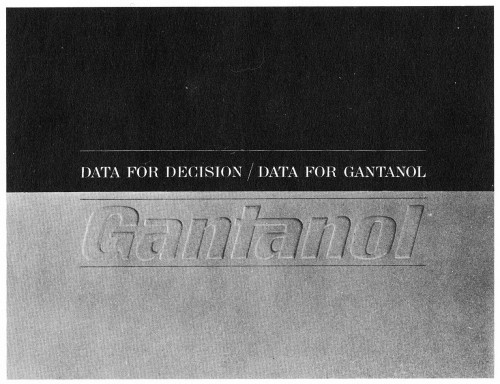 Gantanol-Data for Decision, brochure