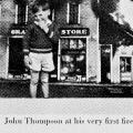 “John Thompson at his very first fire.”