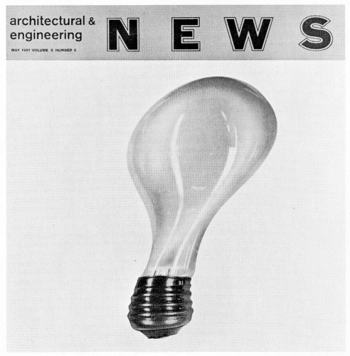 Architectural and Engineering News cover, May 1961