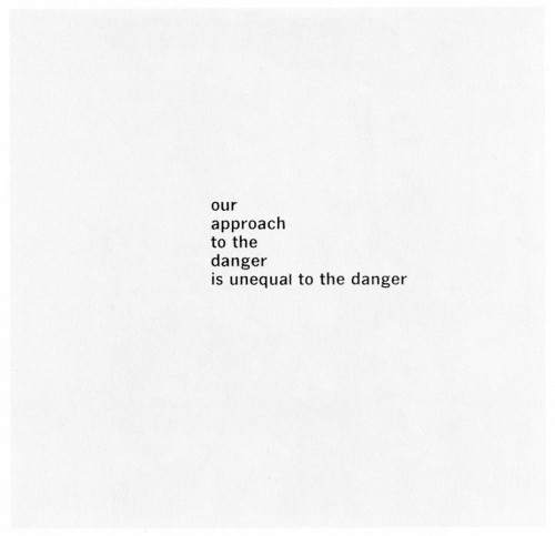 Our approach to the danger…, booklet
