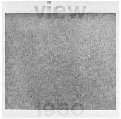 View 1960, exhibition catalogue