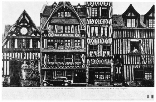 “These 4 timbered Norman inns are worth the trip to France”