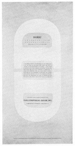 Doric Poster from Typography & Paper Series