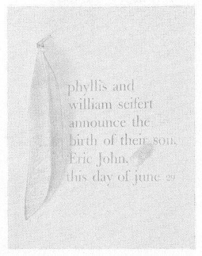 Eric John, birth announcement