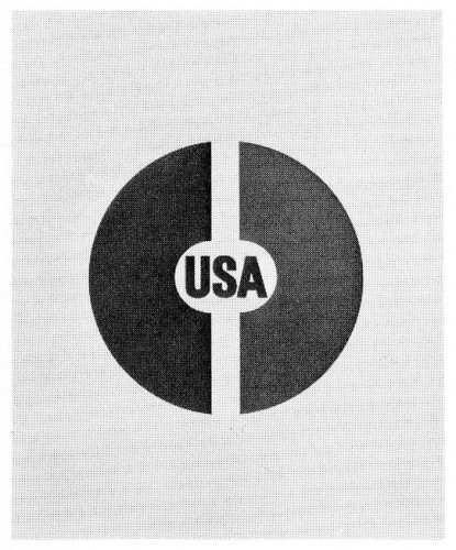 Promotion Folder with U.S.A. Symbol on Cover