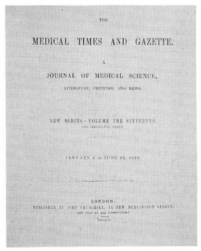 Medical Times and Gazette