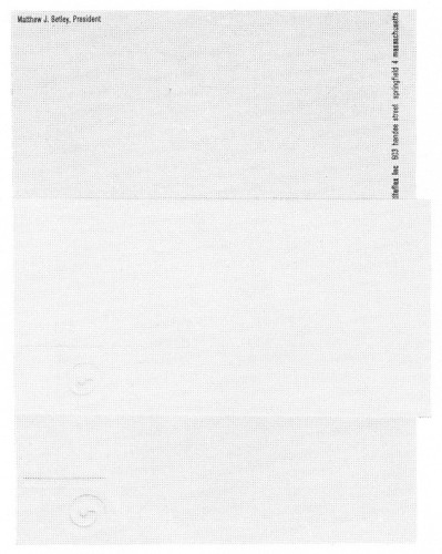 Titeflex, President’s letterhead, envelope and card