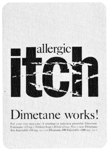 Itch Card for Dimetane