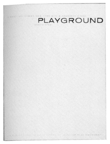 Playground, letterhead