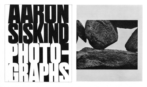 Aaron Siskind Photographs
