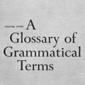 A Short Introduction to English Grammar
