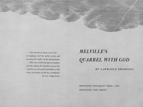 Melville’s Quarrel with God