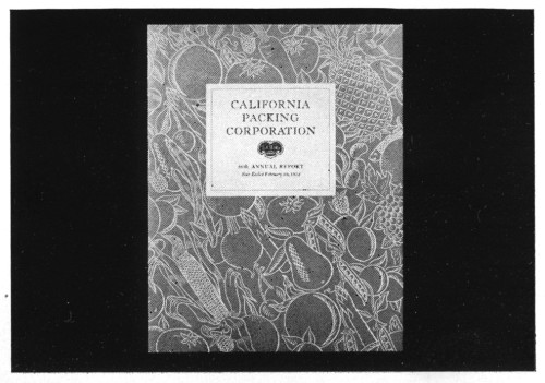 California Packing Corporation Annual Report