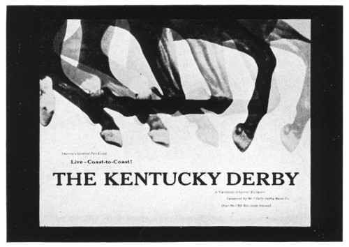 The Kentucky Derby, special envelope