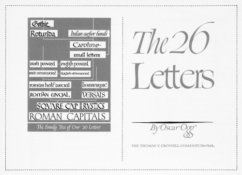 The 26 Letters
