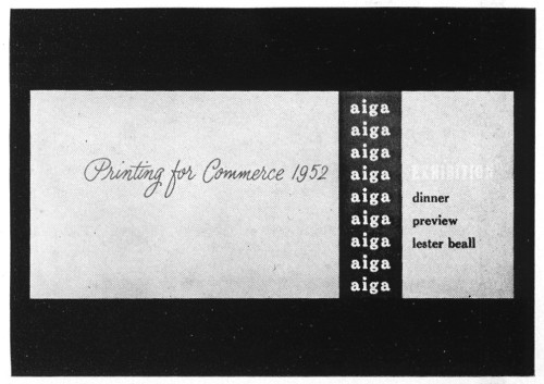Printing for Commerce—1952 Exhibition Dinner Preview