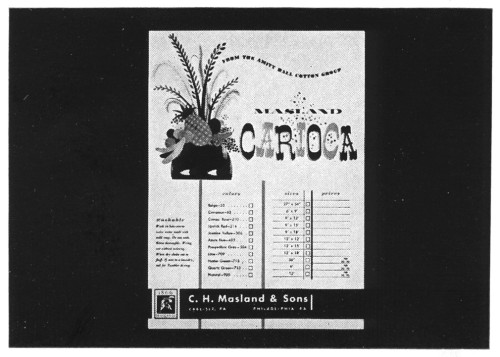 Carioca Rug Label