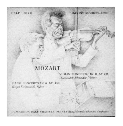 Album Cover:  Mozart Violin Concerto