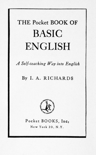 The Pocket Book of Basic English
