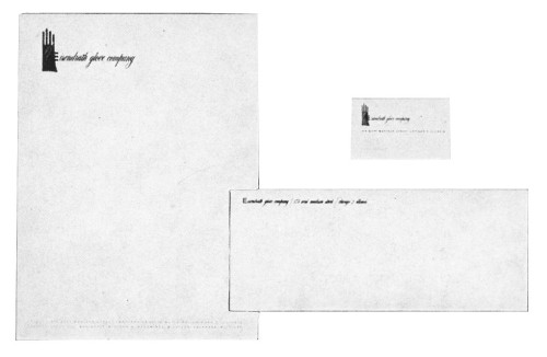 Eisendrath letterhead, envelope, and calling card