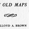 Notes on the Care & Cataloguing of Old Maps
