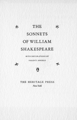 The Sonnets of William Shakespeare