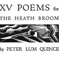 Fifteen Poems for the Heath Broom