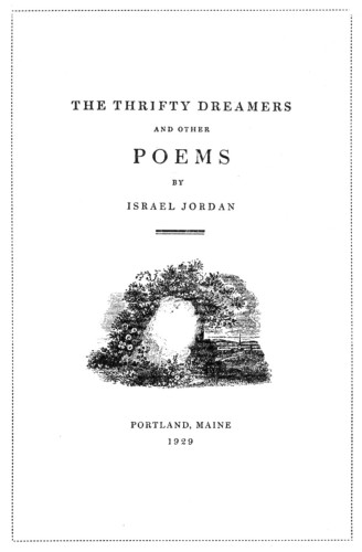 The Thrifty Dreamers and Other Poems 