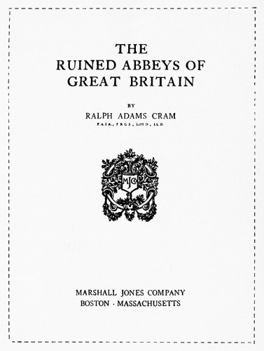 Ruined Abbeys of Great Britain