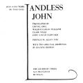 Landless John (Jean Sans Terre)