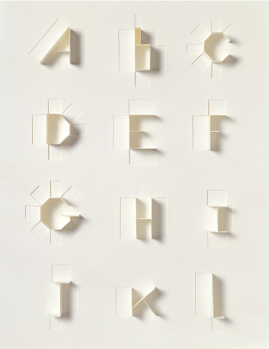 Paper Alphabet for Sculpture Today