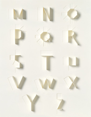 Paper Alphabet for Sculpture Today