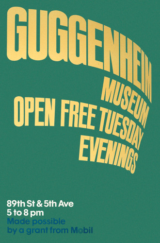Guggenheim poster