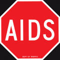 AIDS Stop sign