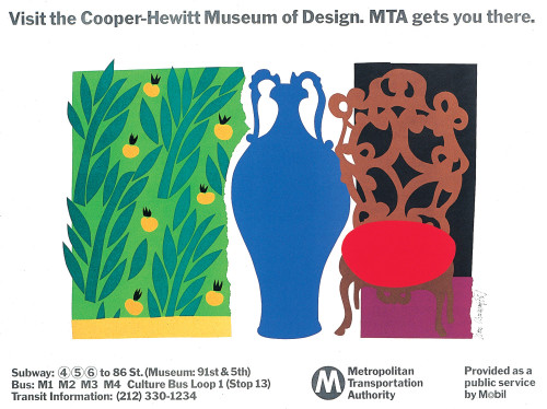 Cooper Hewitt Museum of Design MTA poster