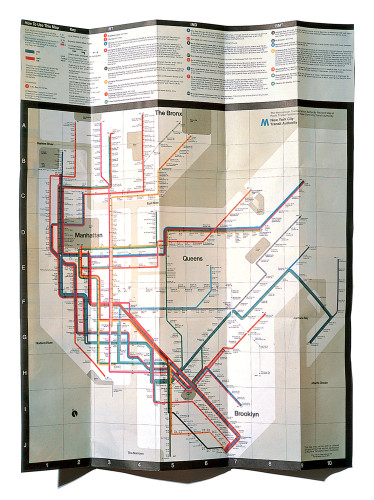 New York Metropolitan Transit Authority Subway Map