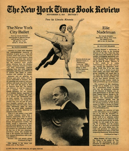 The New York Times Book Review, November 11, 1973